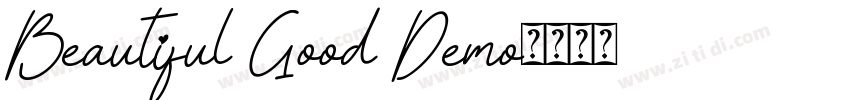 Beautiful Good Demo字体转换